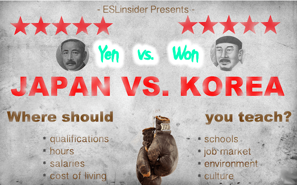 Teaching English in Korea or Japan?
