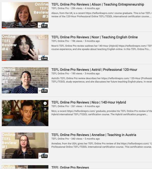 tefl online pro reviews